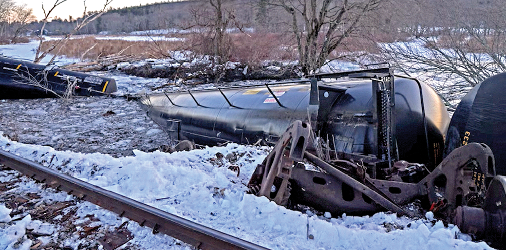 Mansfield, Connecticut Derailment
