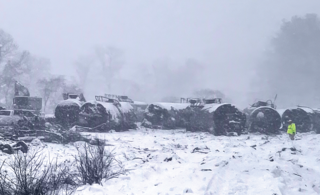 Mansfield, Connecticut Derailment