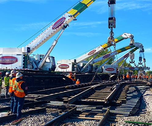 Complex Track and Retarder Installation
